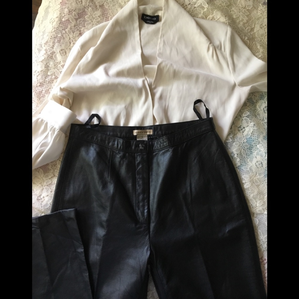Leather pants